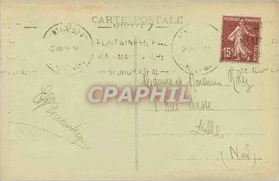 Palácio de Fontainebleau — Estátua de Diana — 56 — Verso