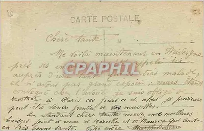 Cachoeira de Cuzez, perto de Ste Anastasie — Le Cantal pittoresque — Editor L.R., n° 1059 — Verso