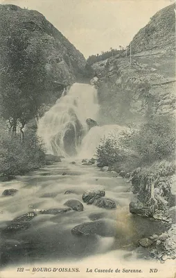 Bourg-d'Oisans — A Cascata de Sarenne — ND