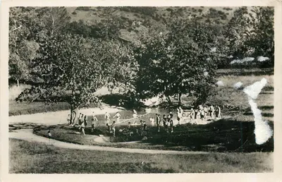 Gévingey (Jura) — Colônia de férias do C.I.C. — A piscina — editor 'REAL PHOTO' n° (49)