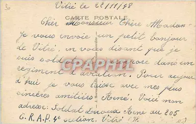 Vitré (Ille-et-Vilaine) — O Jardim das Plantas — Editor não identificado, n° 25 — Verso