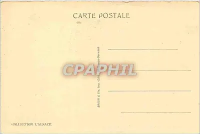 Mulhouse — Hotel de Ville — wydawca Braun & Cie, Drukarnia Dornach — Rewers