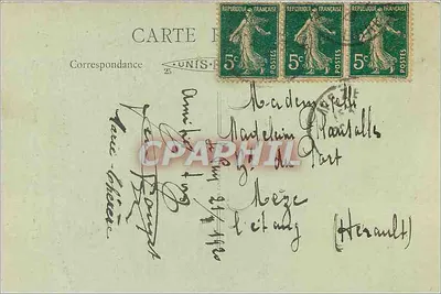 Le Puy (Hte Loire) — Rocher Corneille i Notre-Dame de France — B. F. J. — Rewers