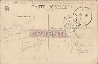 Gérardmer (Vosges) — Widok z Czerwonego Dębu — Ad. Wrici, Saint-Dié, N° 2939-C — Rewers