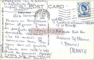 Market Cross, Leighton Buzzard — nieznany wydawca, nr serii 10231 — Rewers