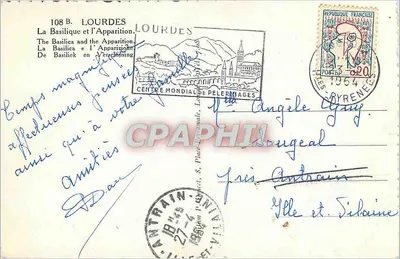 Lourdes — Erscheinung der Gottesmutter — Verlag Luly — Rückseite