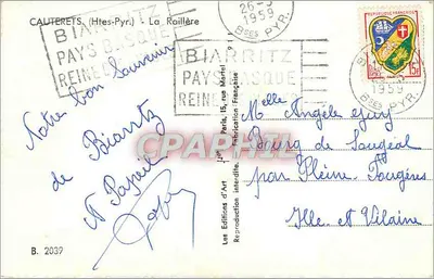 Calauterets (Hautes-Pyrénées) — La Raillère — Éditions Martel — Verso