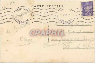 Rennes – Katedra – C. Lorc, nr 4434 — Rewers