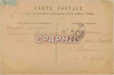 PARIS - Les Buttes-Chaumont — vue du parc avec promenade et étang — éditeur non identifié — Verso