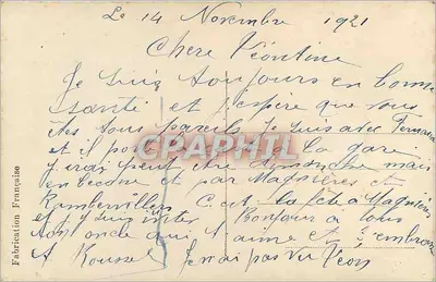 Paméletoires — Lembrete — Furia 8274 — Verso