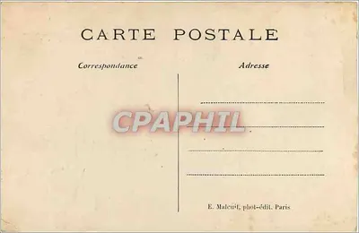 Abbatia Port-Royal — Muzeum, bust Racine i ostatnie ruiny — E. Malecuit, fot. wyd. Paryż — Rewers