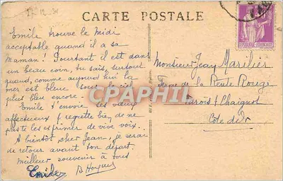 Port-Cros — Calanque da Palud — F. Thue, n°158 — Verso