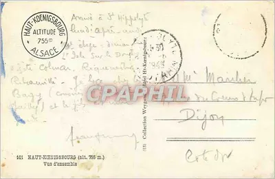 Zamek Haut-Koenigsbourg — widok ogólny — n°401 — Rewers