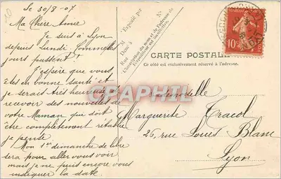 Crianças brincando na praia — V.P. Paris — n° 1000 — Verso