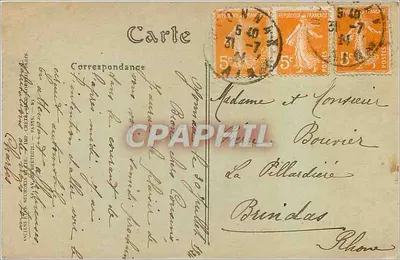 Amiens — Widok na rzekę Sommę w dzielnicy Saint-Maurice — JND Fot. nr 107 — Rewers