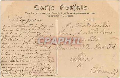 PARIS. — O Palácio do Luxembourg — ND. Fot. n° 401 — Verso