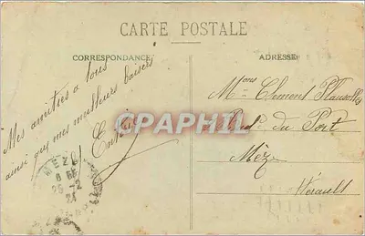 Parijs-Montmartre — Basiliek van het Heilig Hart — uitgever J.H. n°77 — Achterkant