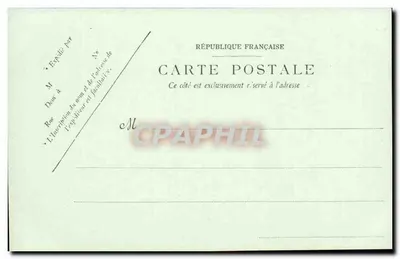 Cabourg — A Estação do Tramway — P. Richier, Ed. Cuen — Verso
