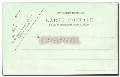 Cabourg — Chegada do Trem — P. Richier, Edição Caen — Verso