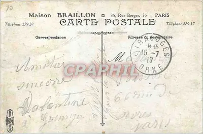 Praça de Beaune — mercado animado — Chalon-sur-Saône, editor A.V. — Verso