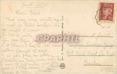 Paladru — Brzegi Jeziora — TW 17003 — Rewers