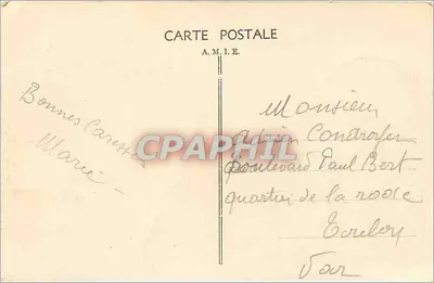 A Ardèche pitoresca — O Salto do Lobo, entre SAINT-REMEZE e VALLON — Ed. Chandanson, Bazas — Verso