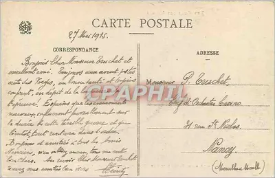 Góra Faux — Cols des Vosges — A.D. Weick, Saint-Dié, nr 10810 — Rewers