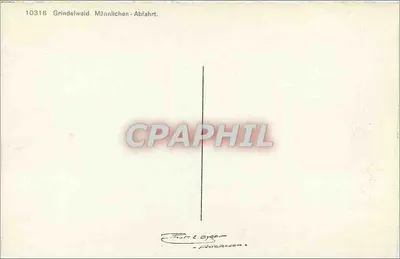 Grindelwald — Männlichen-Abfahrt — Th. & C. Oyger — Verso