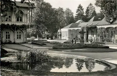 Mondorf-les-Bains — Estabelecimento termal — Reprodução litográfica No. 206