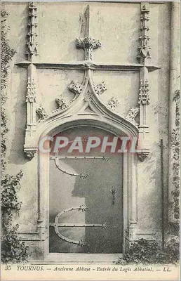 Tournus — Antiga Abadia — Entrada do Logis Abbatial — LL. n°35