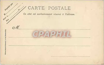 Le Puy — Portail Saint-Georges, place du Séminaire, ostatni zabytek wewnętrznej fortecy miasta, otaczający skałę Corneille-N.-D. de France — Cliché M. B. — Reprod. Interd. — Rewers