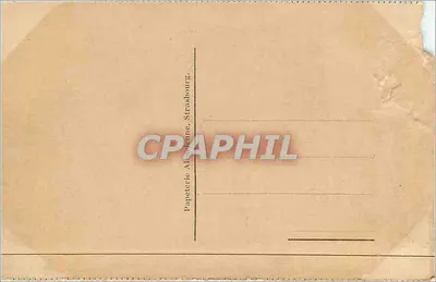 Estrasburgo — A Catedral — Papelerie Alsacienne, Estrasburgo — Verso