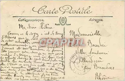 Bourg d'Oisans — Vista geral e o Massif de Belledonne — LL. — Verso