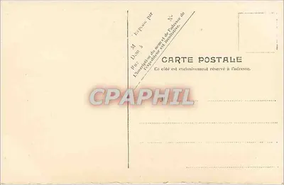 Mont St-Michel — Widok z Rempartów — V.P. Paris, Nr 18 — Rewers