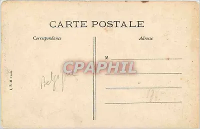 Stara pocztówka OUDENBOURG-OSTENDE-Pecherie Peche Chocolat Debauve & Gallais — Rewers