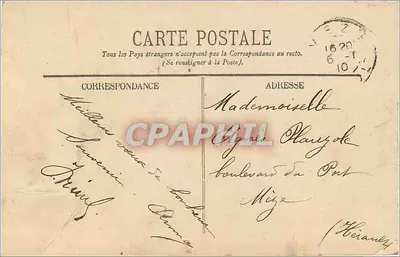 Lyon — Most Guillotière i Szpital Dieu — wydawca nie widoczny, nr serii 9 — Rewers
