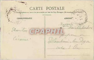 Domrémy — Igreja e Casa Natal de Joana d'Arc — Imp. Ad. Welch, Saint-Dié (Depósito) N° 1555 — Verso