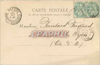 Zamek Chastellux — Avallon — B.F. Paryż — Rewers