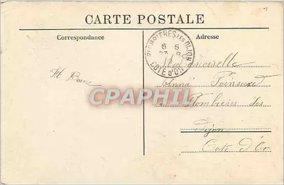 Wejście do jaskini Sarazine — Okolice Salins-les-Bains - Nans-sous-Sainte-Anne — Wydawnictwo Figue, Salins — Rewers