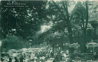 ला टेरस बेल्लार्ड — 1931 के उपनिवेशीय प्रदर्शनी — लेक के चारों ओर के रूट