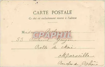Paris - O Pequeno Palácio nos Campos-Élysées — editor G. Laudel, n° 36 — Verso