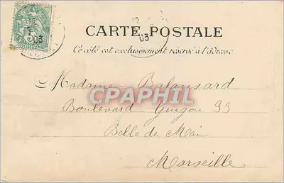 Paris — A Madeleine — L. J. & Cie, Angoulême-Paris — Verso