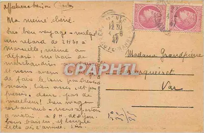 Dijon — La Borsa del Commercio e la Chiesa di San Michele — D. D. n°27 — Verso