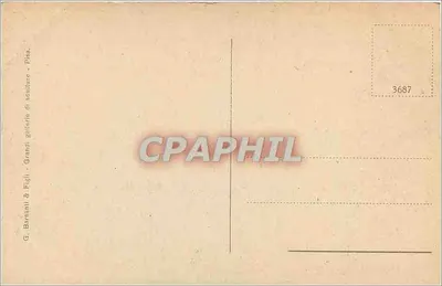 Pisa – Batistério e Catedral — G. Barsanti & Figli, n° 3687 — Verso