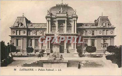 Lausana — Palácio Federal — editor Lévy e Meunier, Paris