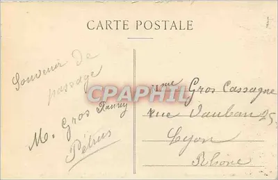 LE DAUPHINÉ. — Sassenage. — Binnenkant van de Cuves — Edit. Guide Perrin — Achterkant