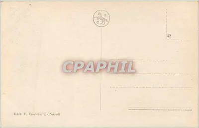 Nápoles — Panorama — Ediz. V. Cavallia, n°42 — Verso