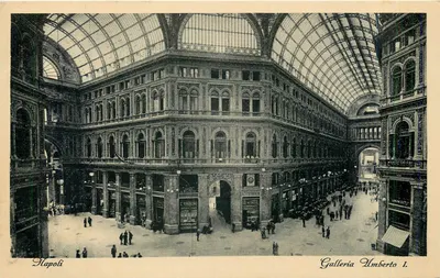 Nápoles — Galleria Umberto I — Ediz. V. Carcavullo