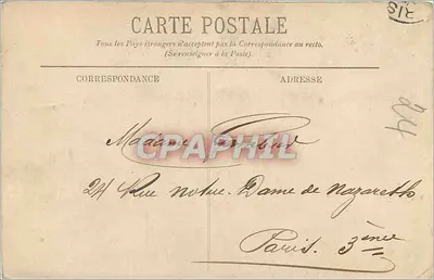 Monte-Carlo — Das Casino und das Hotel de Paris — LL. — n° 962 — Rückseite