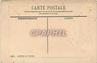 Família de Nômades — Editor L.C. — Número de série 6084 — Verso